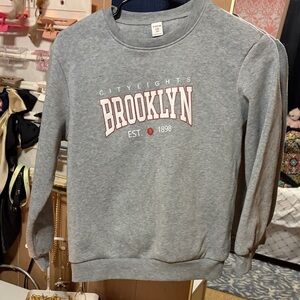 SHEIN Gray Casual Sweatshirt